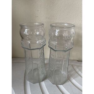 Red Lobster Lighthouse Drinking Glass Cup Vase 7.5" Tall Vintage 1980s‎ Barware